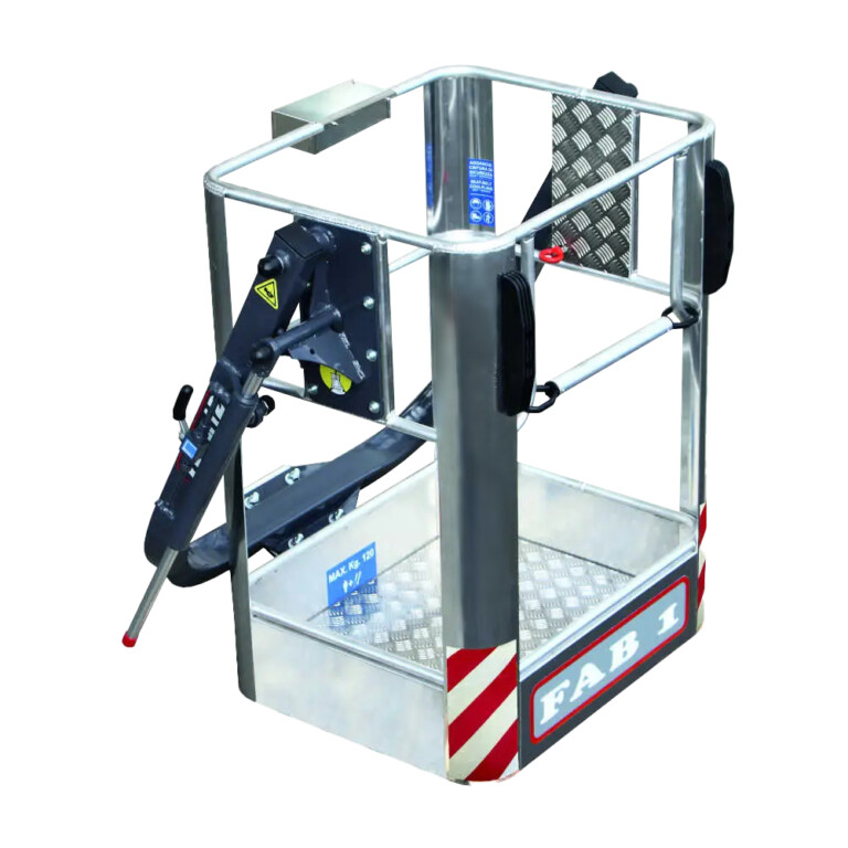 FAB 1 AL - Single-person Aluminium Personnel Basket - Compliant CE