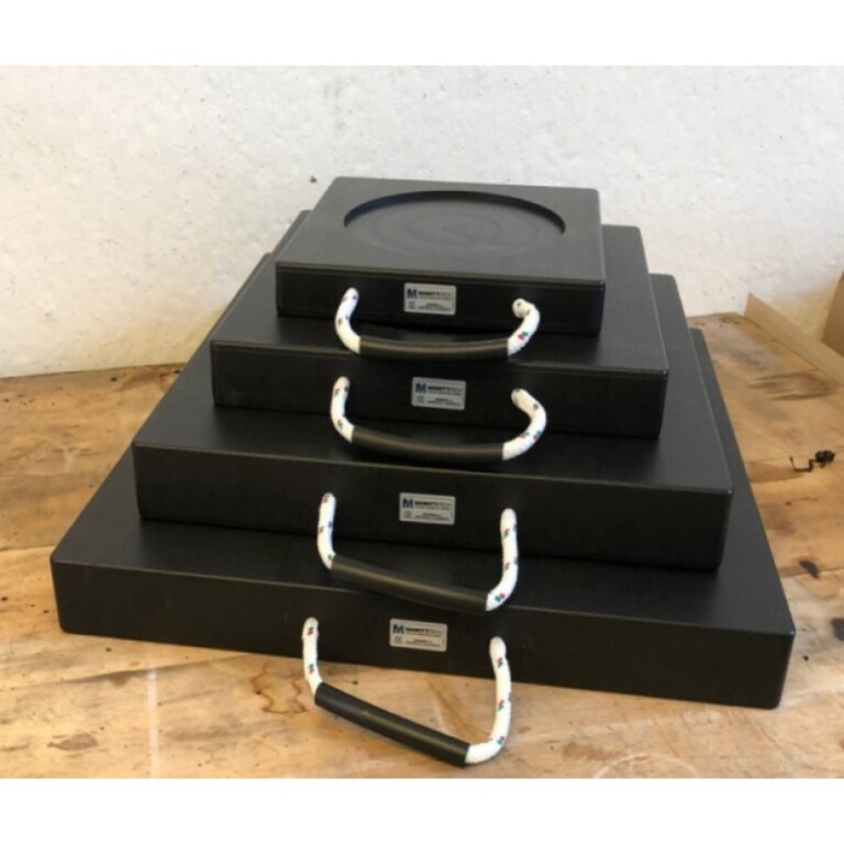 Patins carrés pour stabilisateurs 100x100 cm
