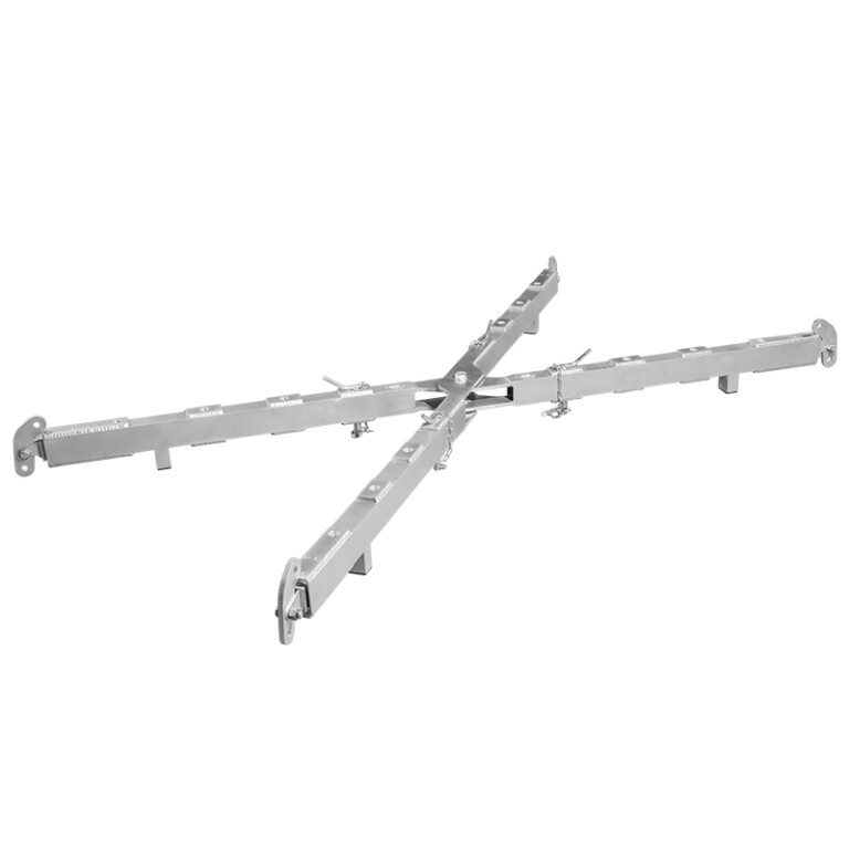 Aluex  5 aluminum X-type spreader beam with extendable legs