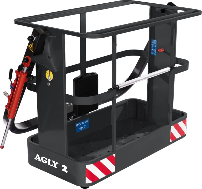 AGLY 2 ST - Cestello porta operatore biposto in acciaio - <u>NON</u> conforme CE