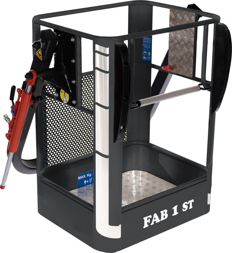 FAB 1 ST - Cestello porta operatore monoposto in acciaio - <u>NON</u> conforme CE