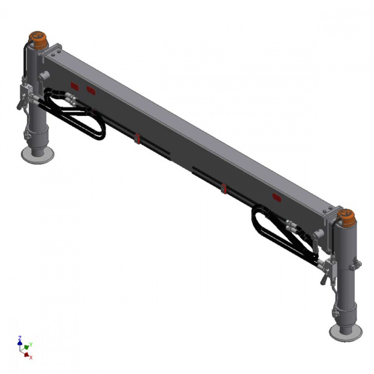 MS 0 EMO – Manually extendable additional stabilizer for 4-10 Ton-m cranes
