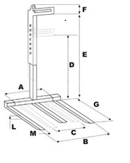 Dimensioni forca MBR